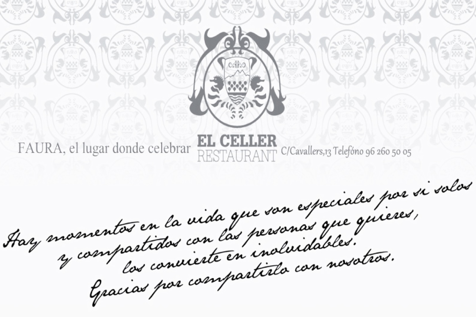 RESTAURANT EL CELLER 