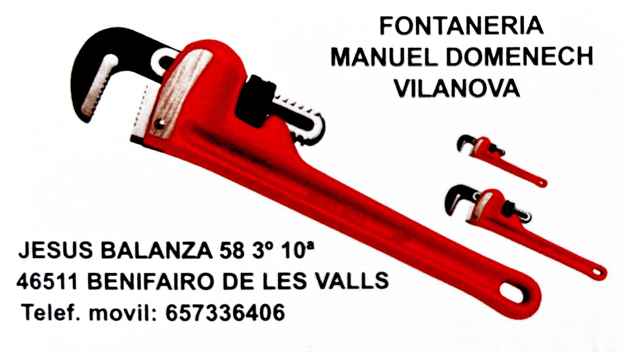 FONTANERIA MANUEL DOMENECH VILANOVA