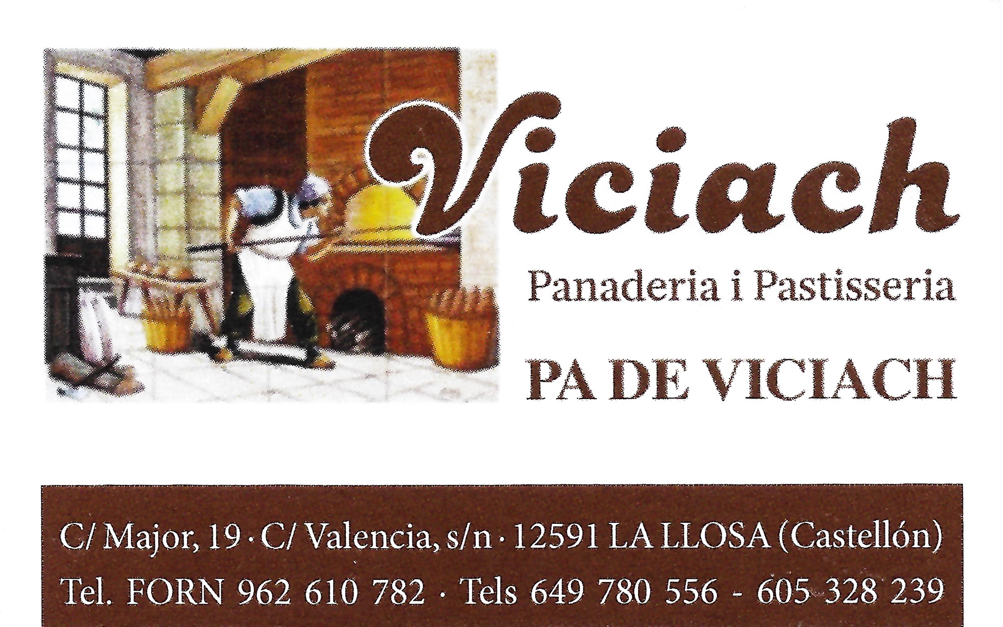 Panaderia i Pastisseria PA DE VICIACH